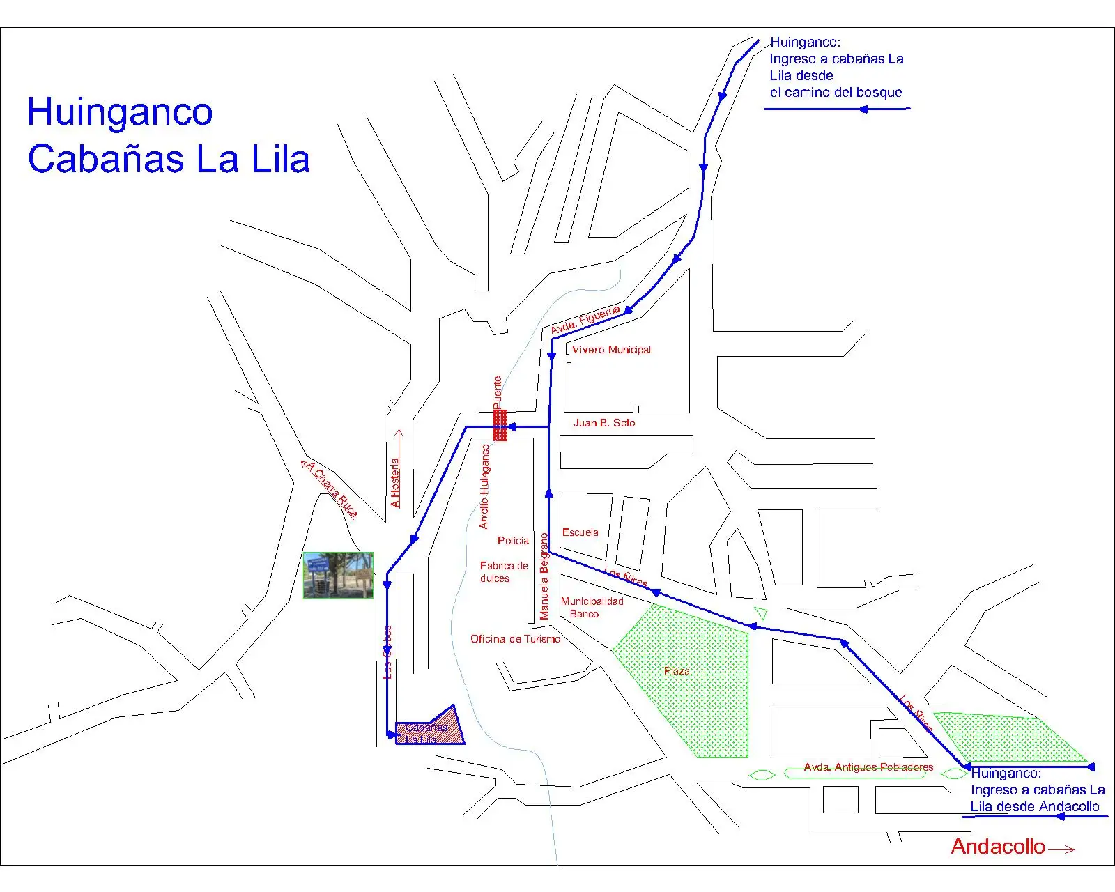 Cómo llegar a Huinganco